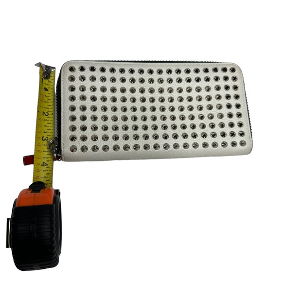 Christian Louboutin Panettone Spike Studded Long Wallet white - Picture 8 of 15